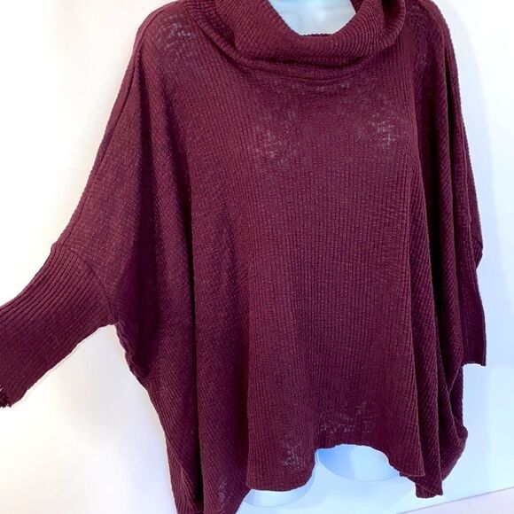 Free People Beach Cowl Neck 1/4 Sleeve Sweater - Picture 3 of 8